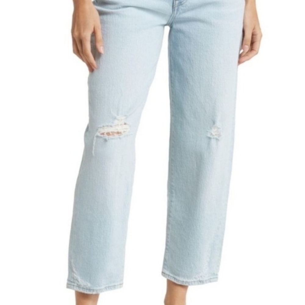 Madewell Balloon Fit Distressed Jeans Sz 30